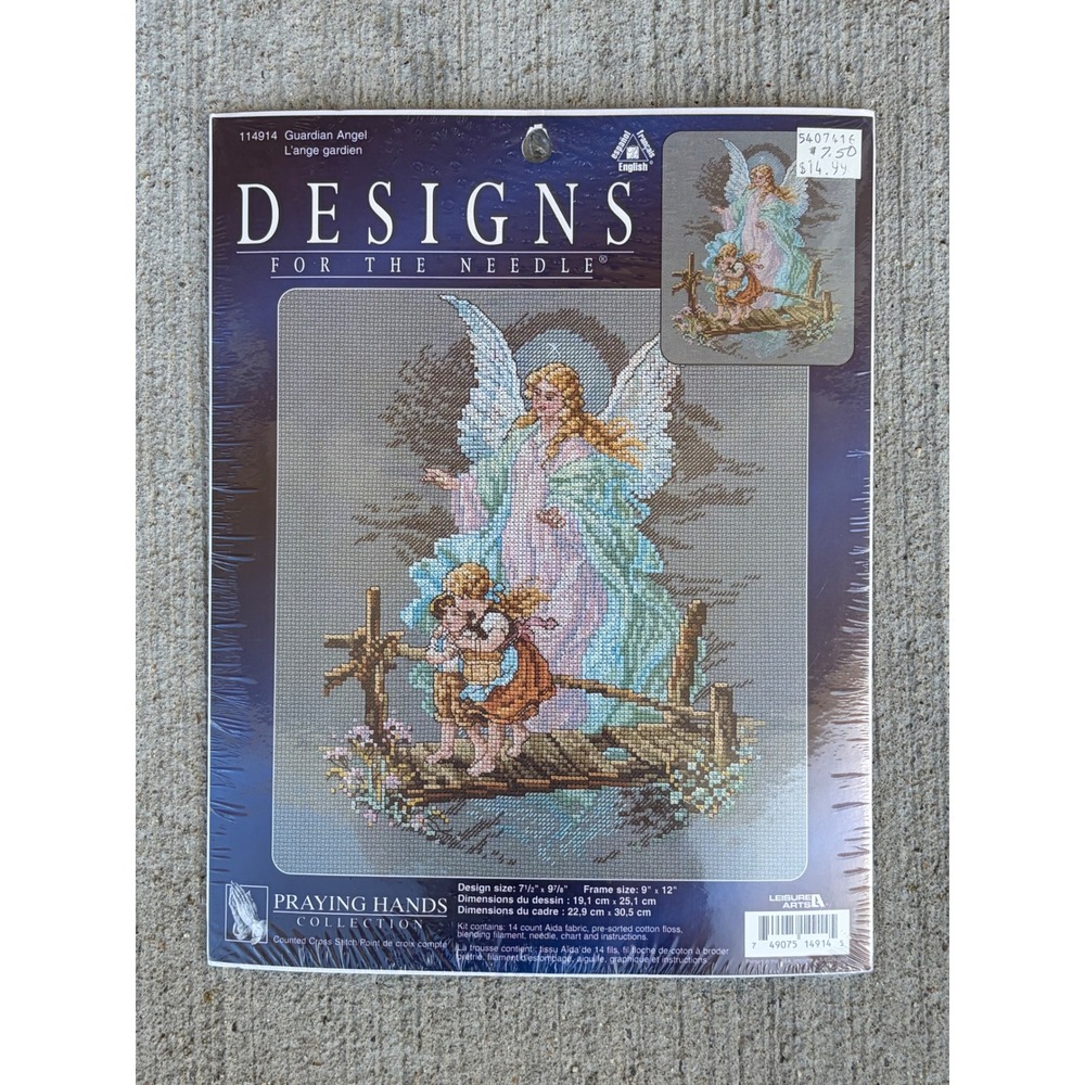 Designs For The Needle Guardian Angel Counted Cross Stitch Kit 114914 New
